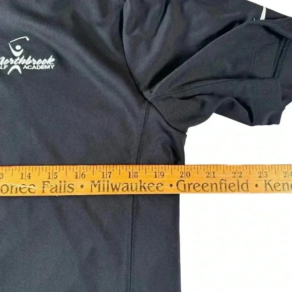 Nike Golf Tour Performance Dri-Fit Short Sleeve Golf Polo Shirt Men's M Black - Picture 6 of 13